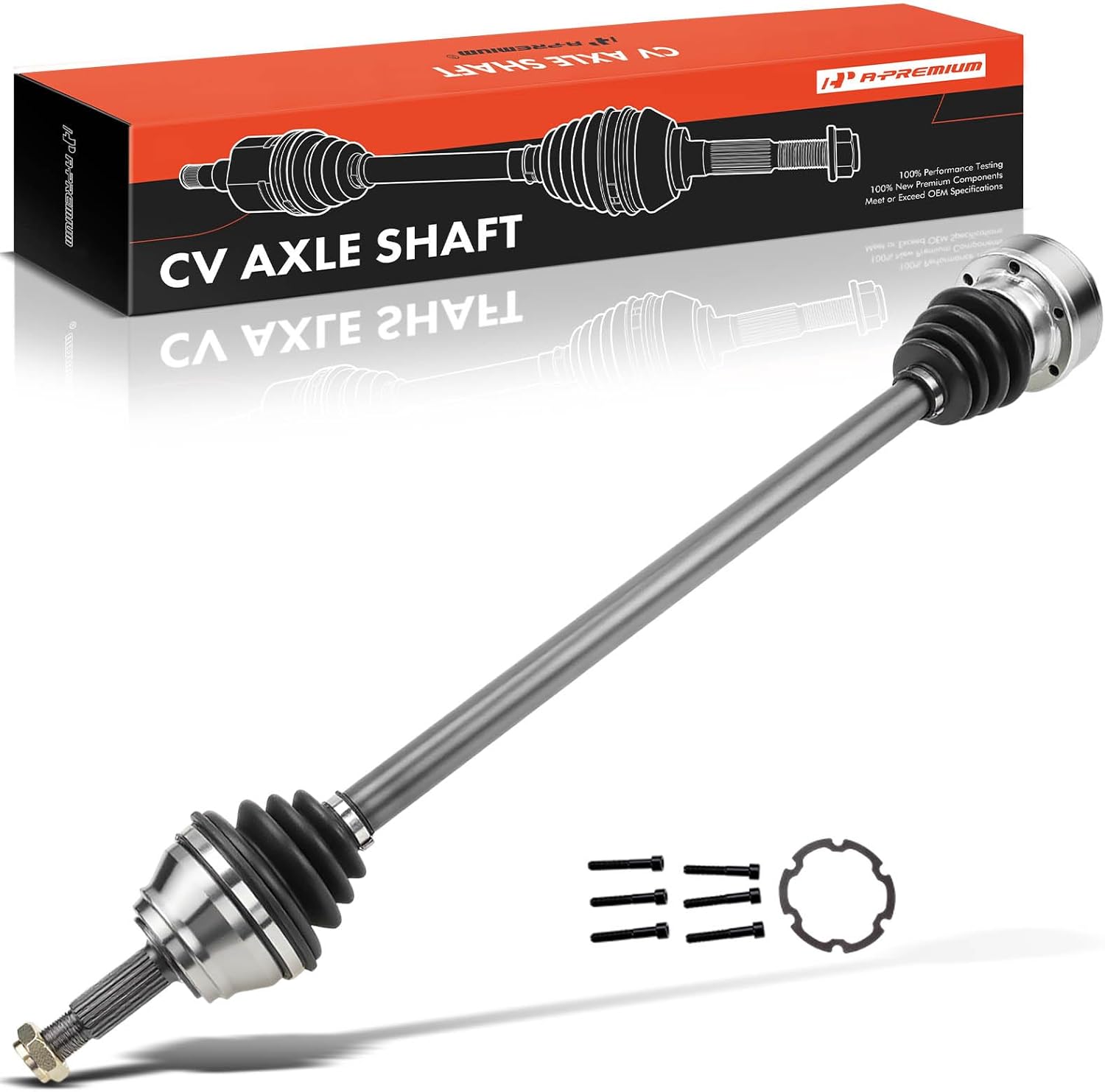 A-Premium CV Axle Shaft Assembly Compatible with Volkswagen Jetta 1993-1999, Golf 1993-1999, Passat 1995-1997, Cabrio 1995-2002, Front Right Passenger Side, Replace# 357407272L