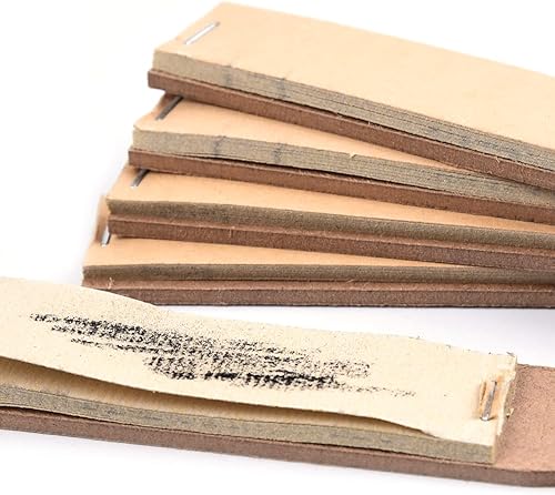 Miniatura 8 de 3pcs Sacapuntas de papel de lija 6.2x0.9 Dibujo de dibujo de papel de lija lápiz de color pastel Sticks crayones carbón sacapuntas puntero plomo