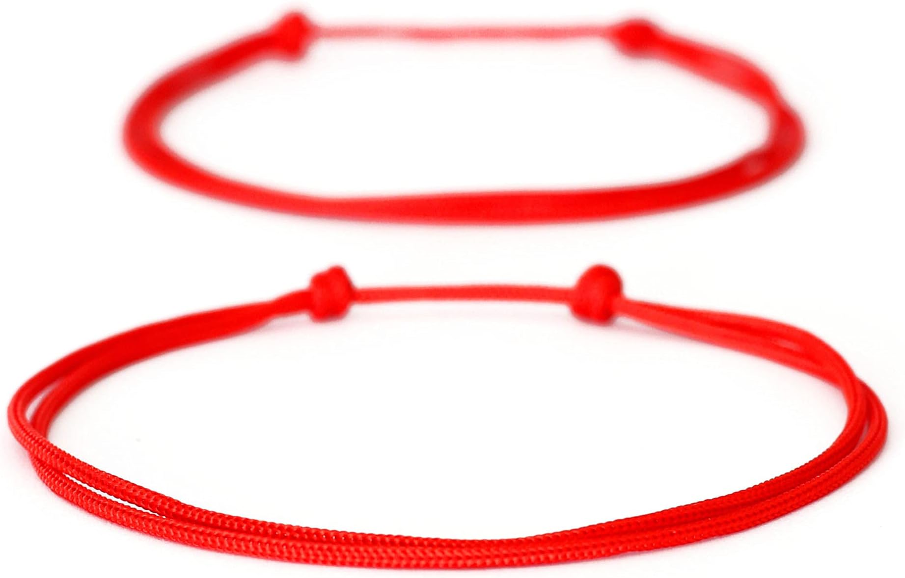 Red String of Fate His and Hers Matching Couples Bracelet, Adjustable Sliding Knot Long Distance Relationship Bracelet Anniversary Valentine's Day Gift for Couples