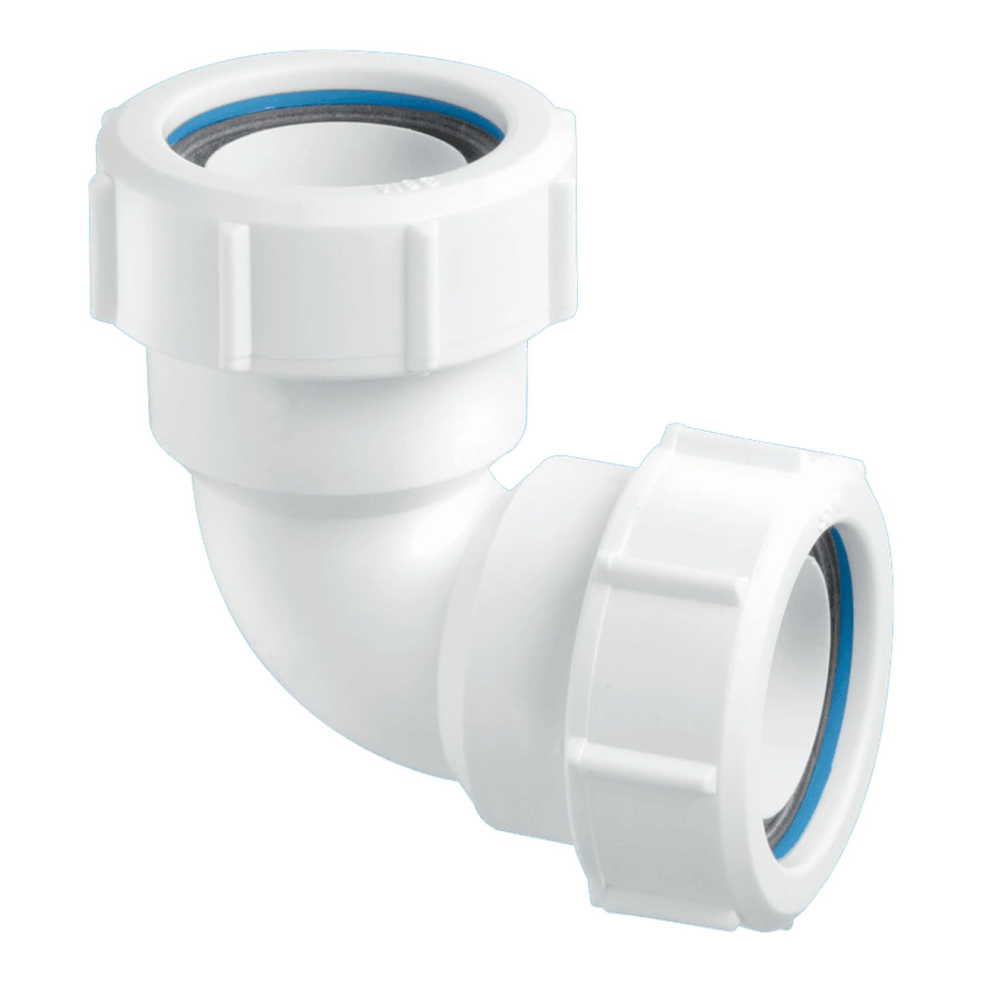 5 X McAlpine 90 Degree Multifit Universal Elbows For 40mm 1-1/2"" Waste Pipe MT4