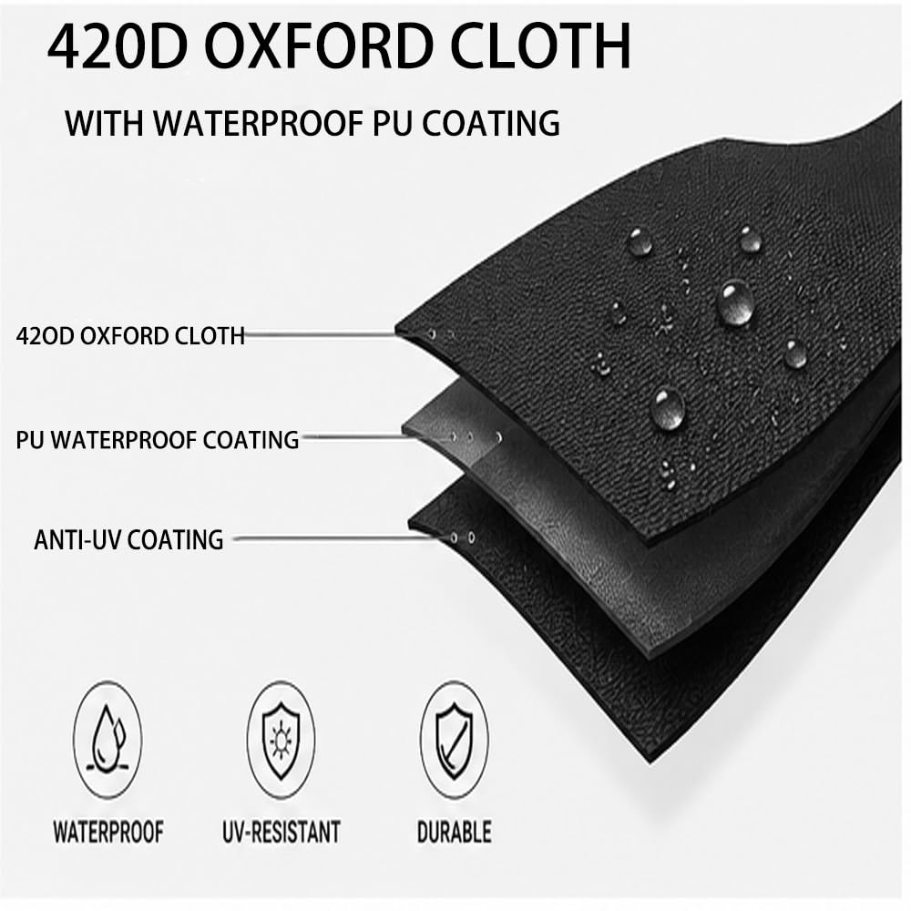 Funda Cortacésped para Mova 1000, Impermeable De Tela Oxford Resistente A Los Rayos UV Y Al Polvo,Grey