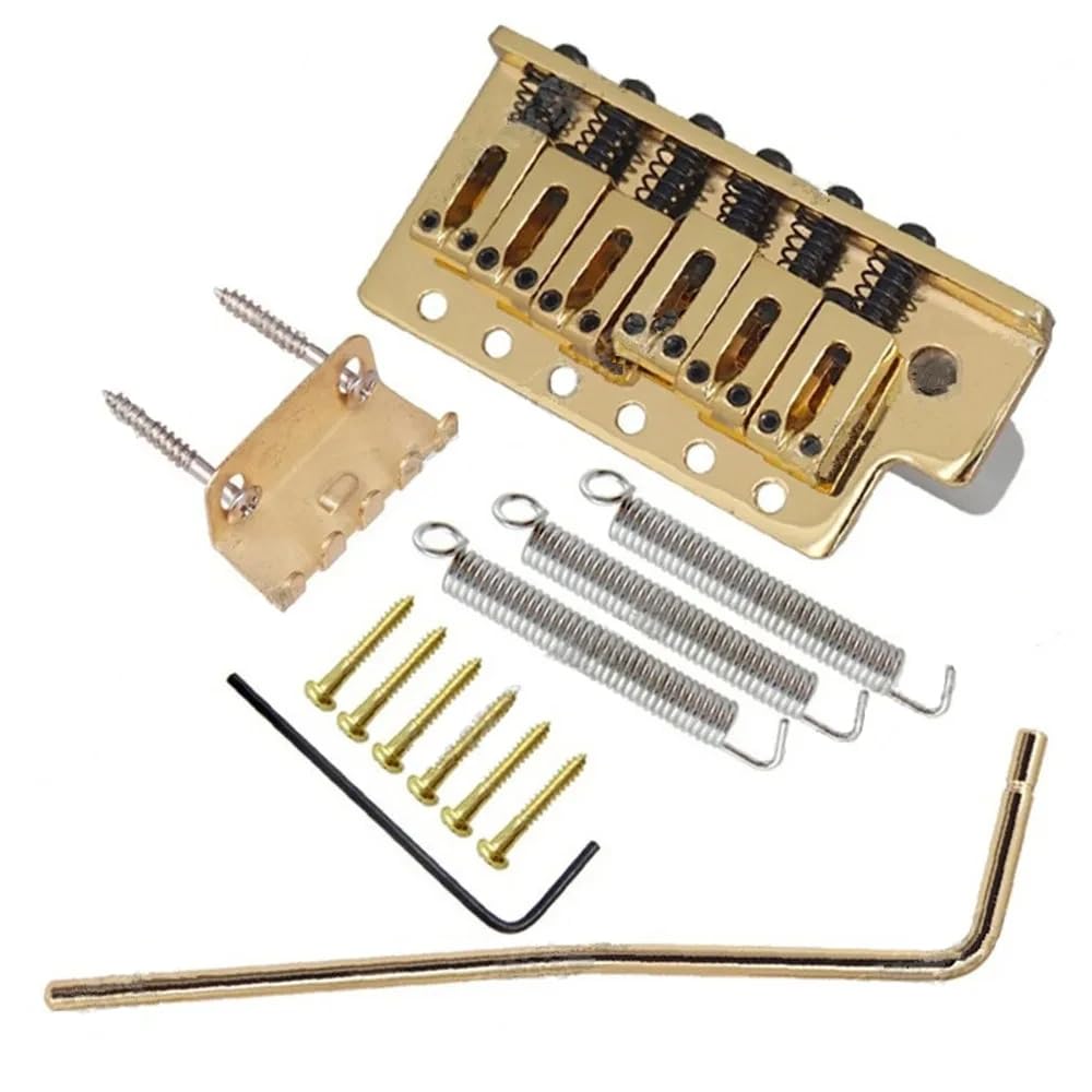 Gold Left-Handed Guitar Lefty Tremolo Bridge System For Strat Electric Guitar