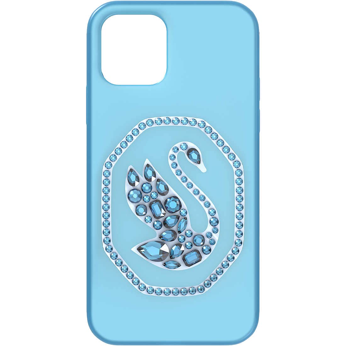 Swarovski Sigum etui na smartfon, iPhone 12/12 Pro, niebieskie