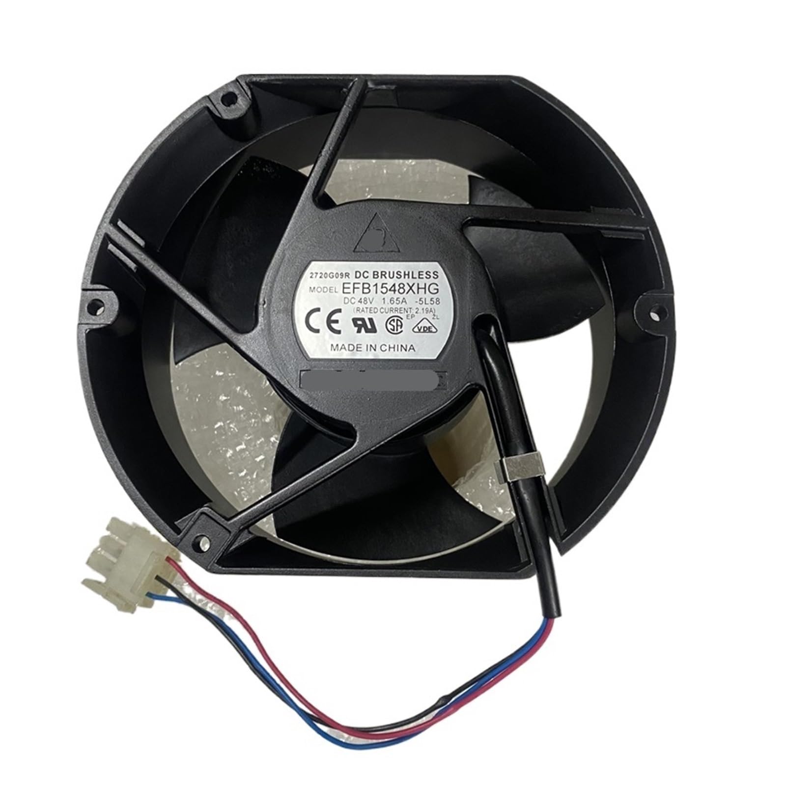 PEQYUACTE EFB1548XHG 5L58 DC 48V 1.65A 172x150x51mm 3-Wire Cooling Fan
