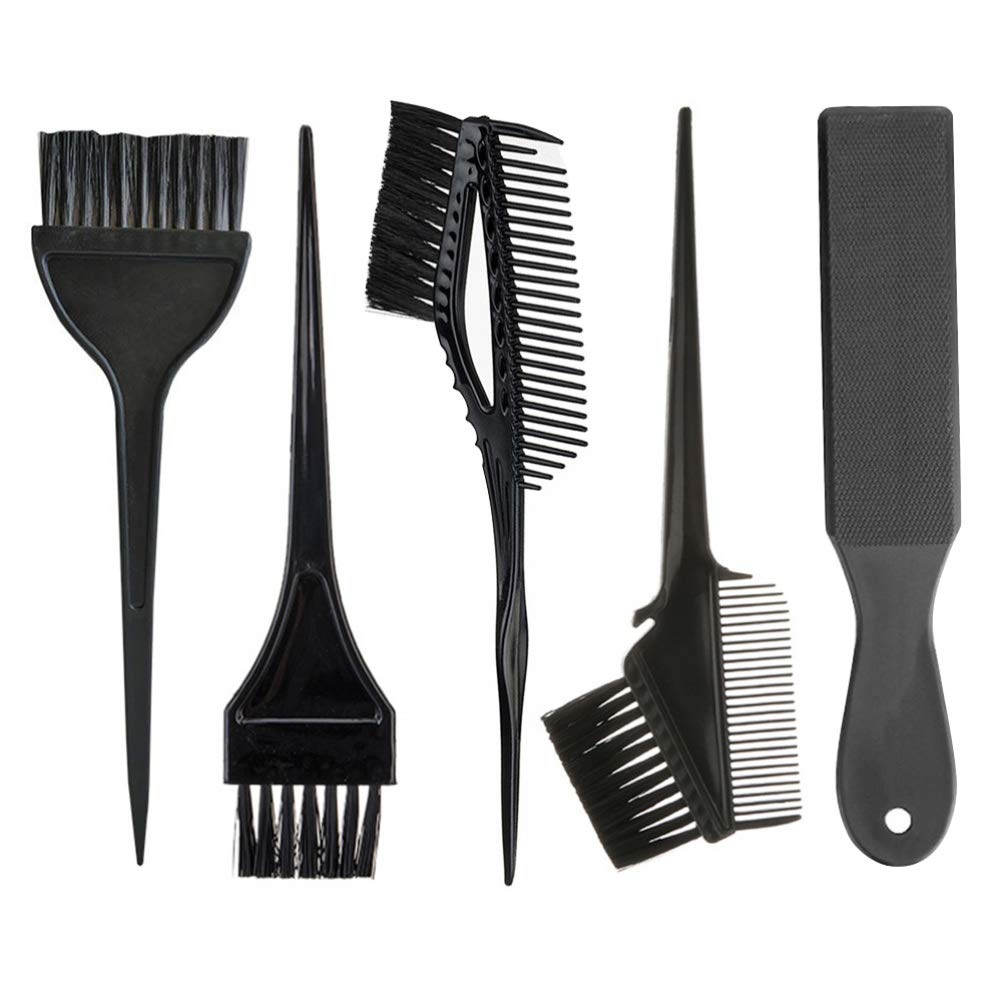 Minkissy 5pcs Hair Dyeing Tool,DIY Hair Color Kit with