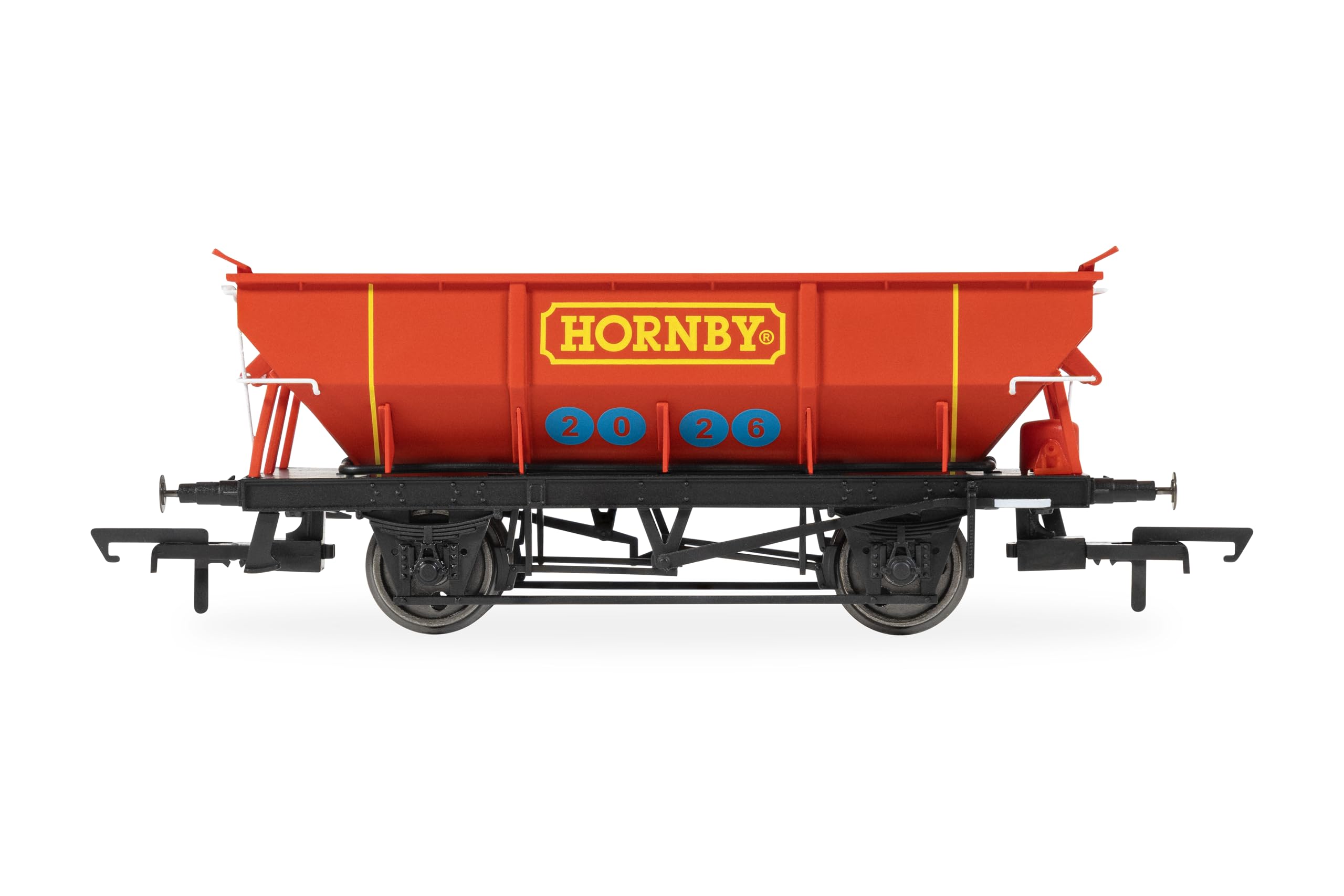 Hornby R60327 2026 Hopper Wagon, Red, OO Gauge, Limited Edition, Model Railway Rolling Stock, 14 Years +