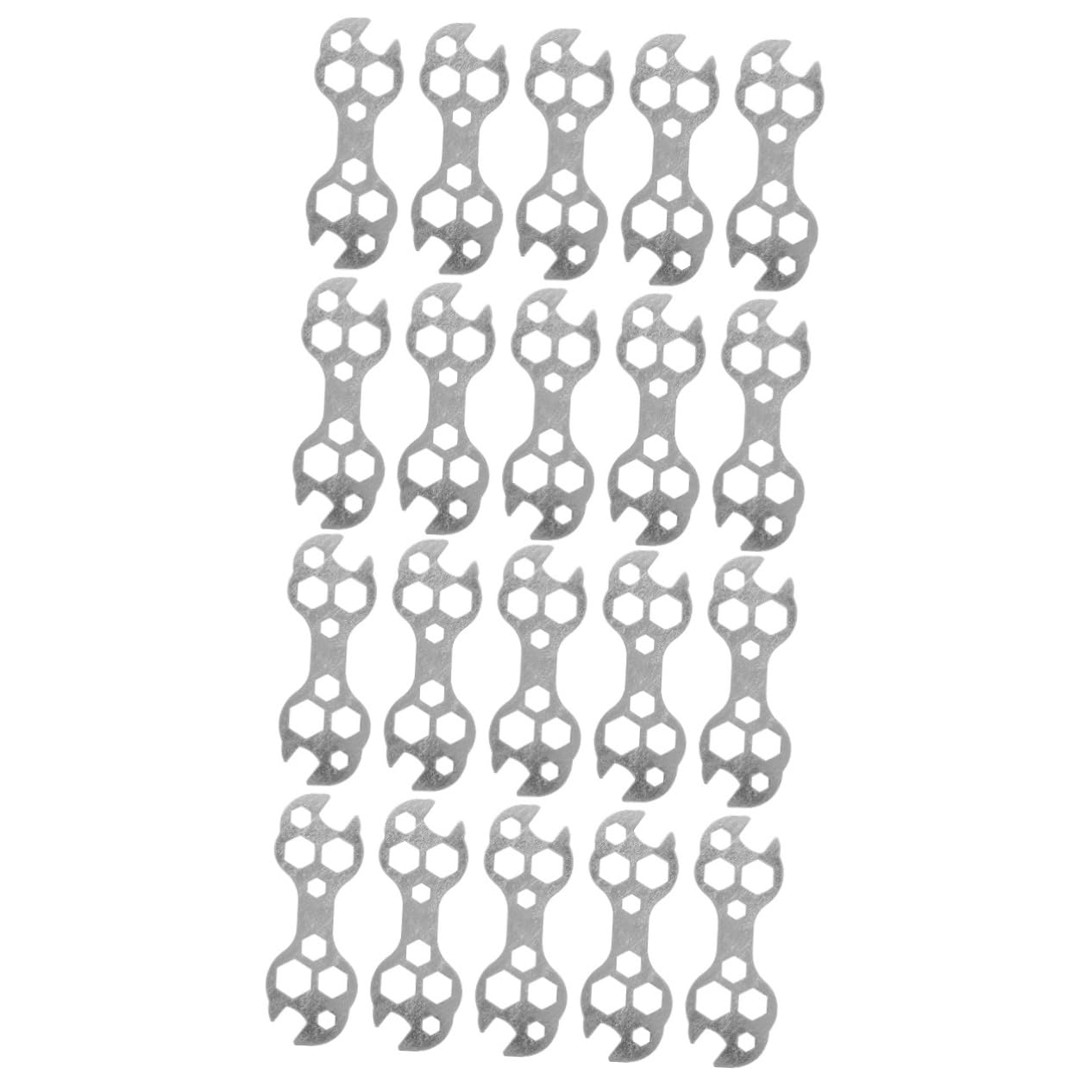 Milisten 2 Set Chiavi Multi Per Riparazioni Bici Utensile Per Bici Tricicli Design Ergonomico E Facile Trasportare 10 * 2