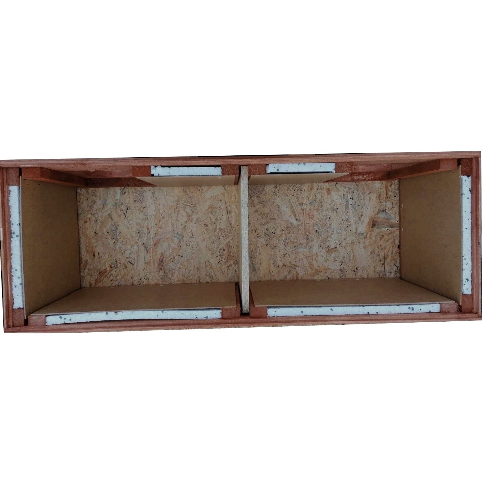 Katzenhaus 110x40 cm Katzenhütte Höhle Outdoor für draußen Winterfest isoliert Holz Versteck Sicherheit Komfort