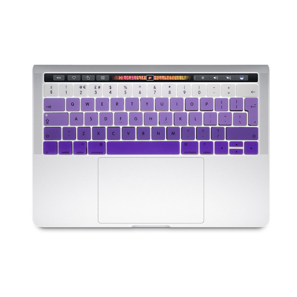 Se7enline Compatible with Macbook Keyboard Cover Skin for Mac Neo & Air 13/15 & Pro 14/16 inch (M5 M4 M3 M2 M1 A18 Pro) 2026/2025/2024/2023/2022/2021 Silicone Waterproof Dustproof EU Layout,Black — view 87