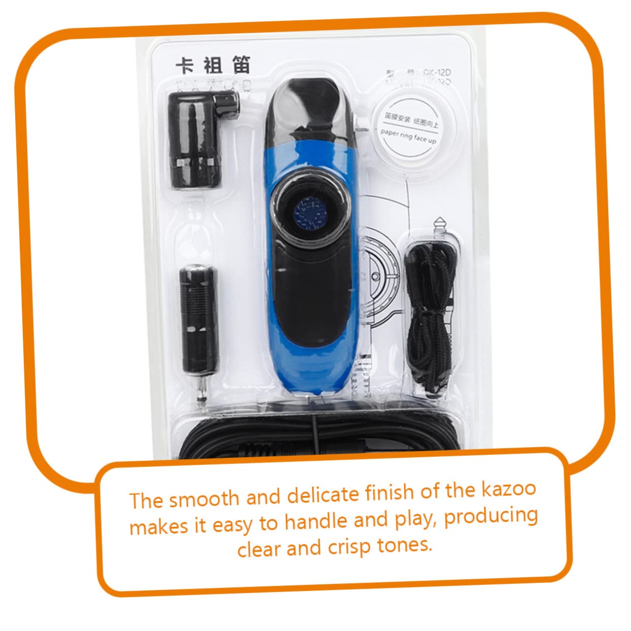 Toyvian 2sätze Elektrisches Kazoo Für Erwachsene Professionelles Kazoos Kit Mit Flötenmembranen Anschlusskabel Und Adapter Für Kreative Klangerzeugung Für Ensemble-spiel