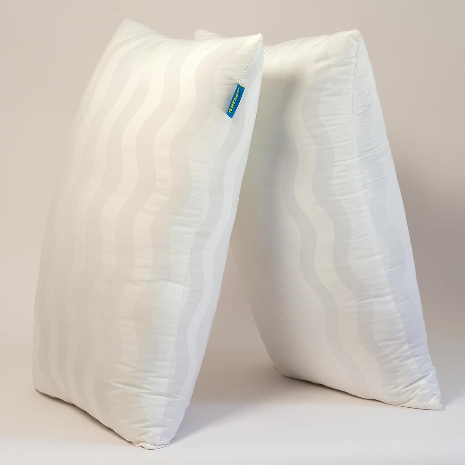 Bed Pillows Queen Size Set of 2 - Adjustable Hotel Bed Pillows for Sleeping, Soft & Supportive Down Alternative Filling for Back, Side & Stomach Sleepers (White)