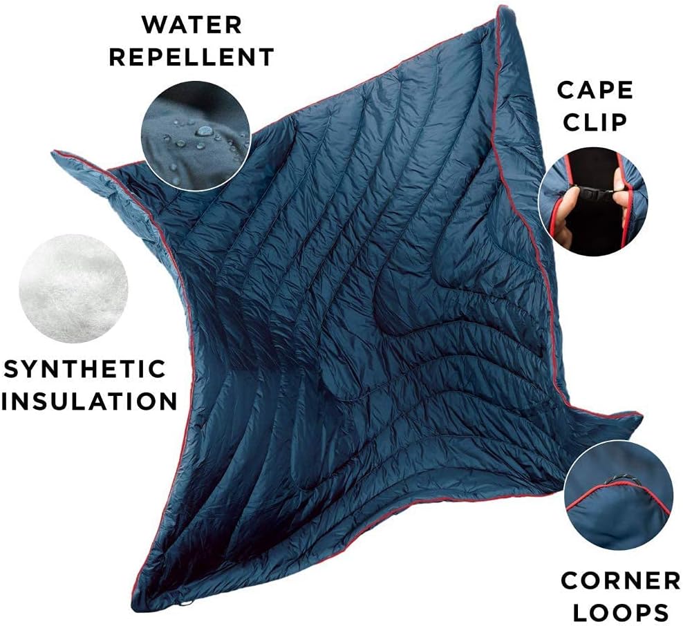 Rumpl The Original Puffy | Printed Outdoor Camping Blanket for Traveling, Picnics, Beach Trips, Concerts | 52" x 75" | Geo, 1-Person : Sports & Outdoors