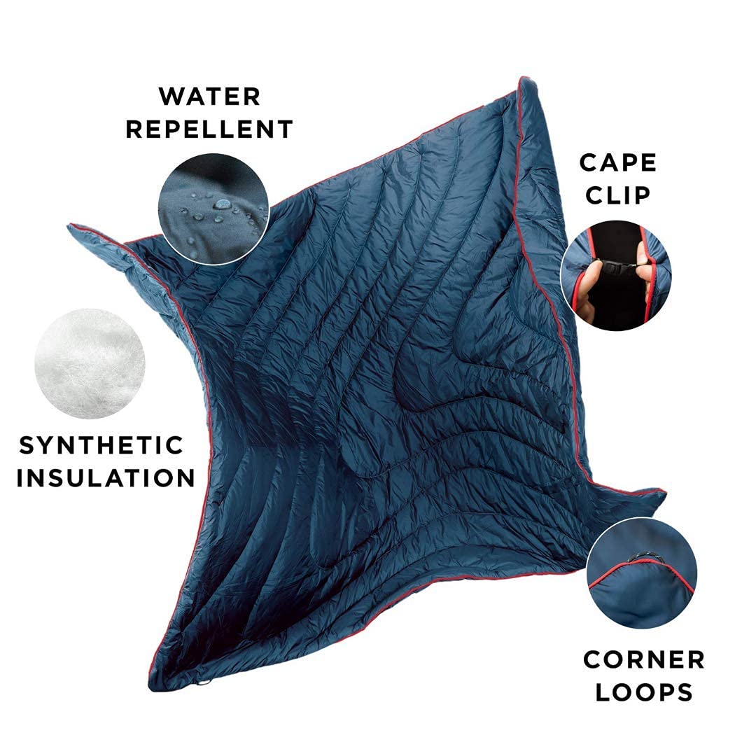 Rumpl The Original Puffy | Printed Outdoor Camping Blanket for Traveling,  Picnics, Beach Trips, Concerts | 52