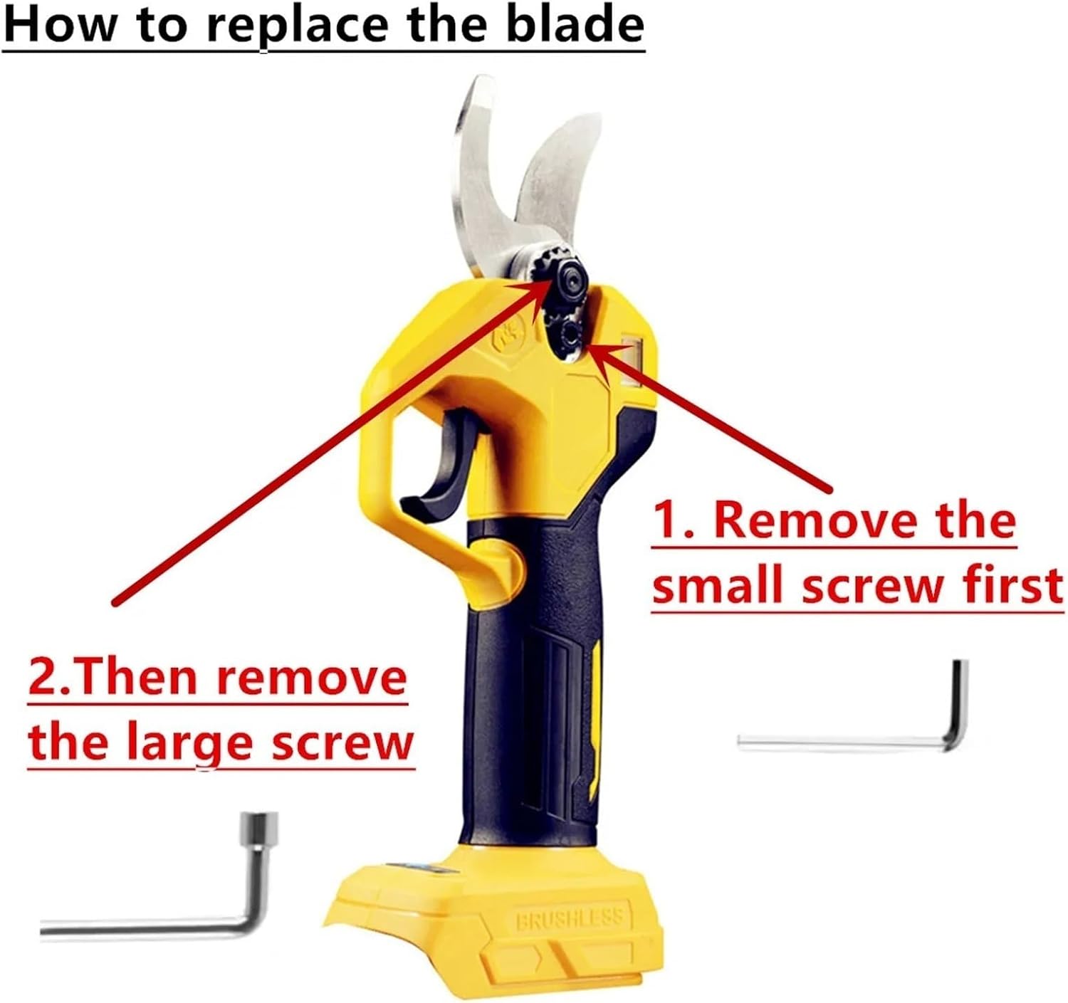 Cordless Electric Scissors, Electric Scissor Cordless Branch secateurs Pruner Pipe Shear Bone Vegetable Power Tools,for Cloth, Fabric