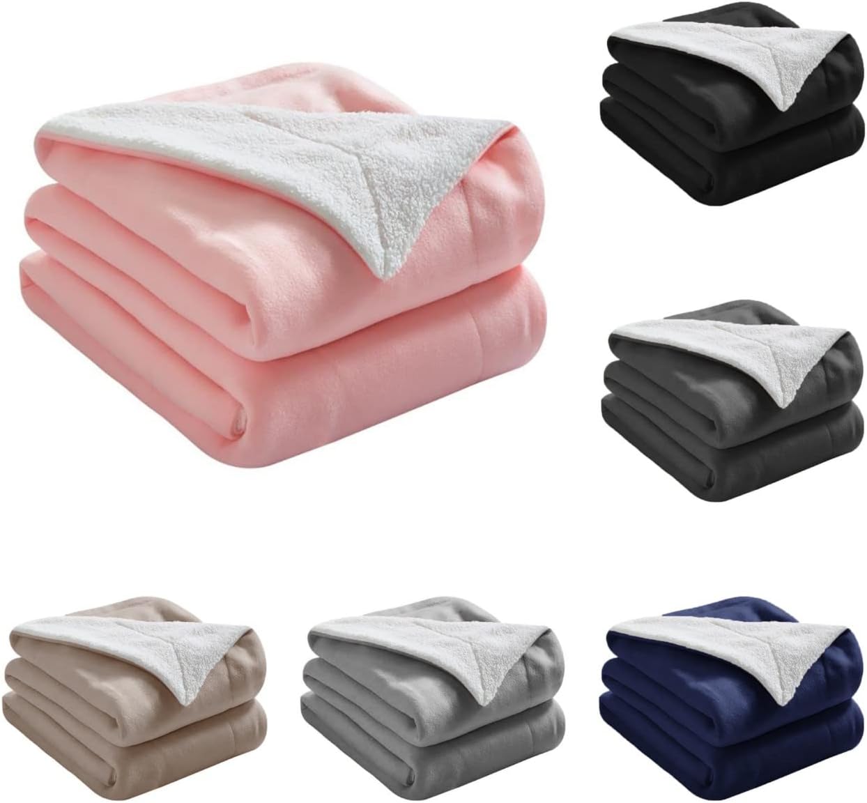 GC GAVENO CAVAILIA Sherpa Fleece Throw Blankets Fluffy Warm Cosy