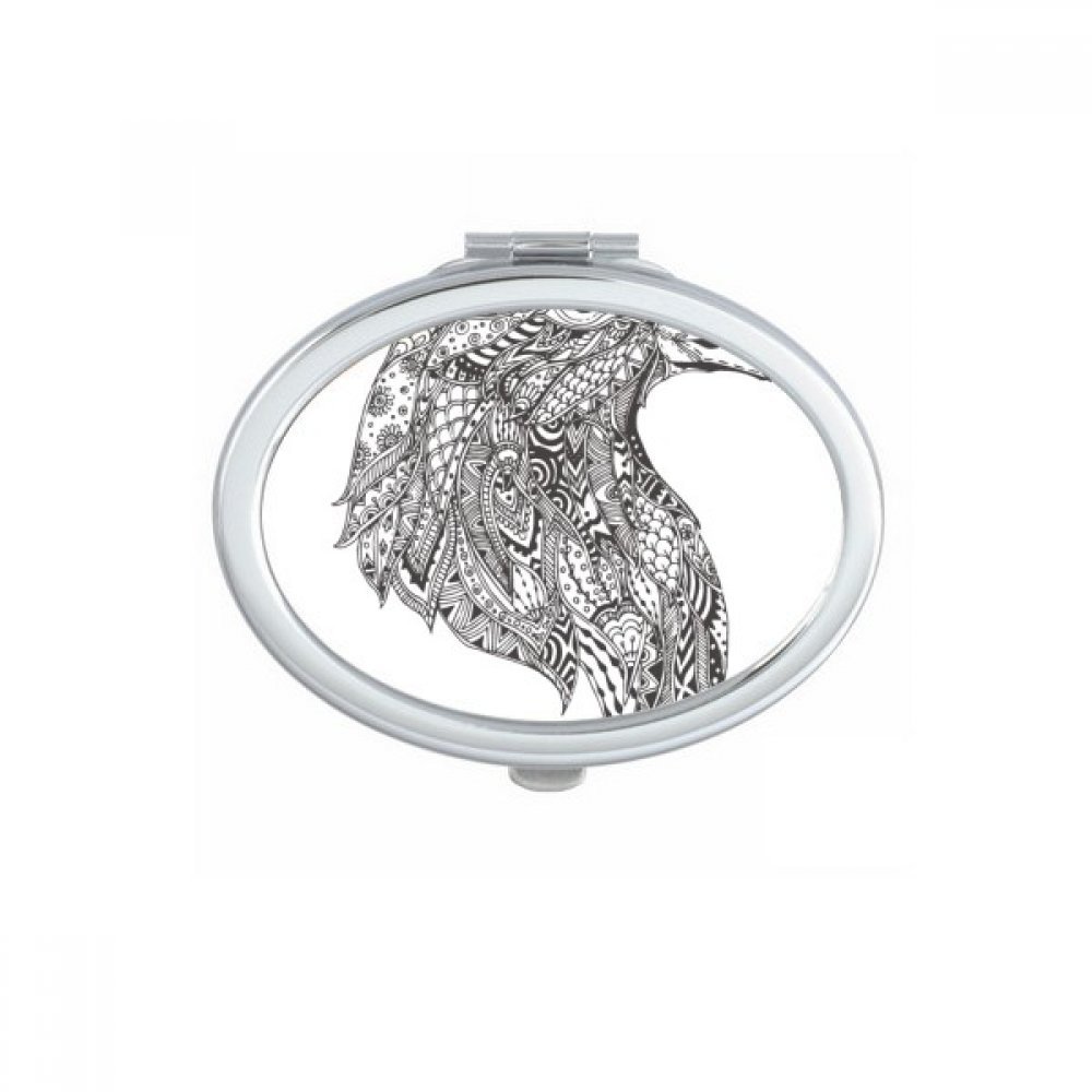 Miroir de maquillage nomade vache pour corriger vos imperfections partout sans miroir fixe