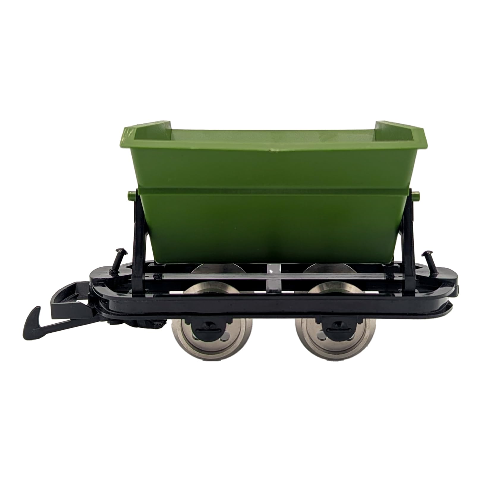3er Set Kipplore Grubenhunt Feldbahnwagen grün - Selbstbauwagen/Bausatzwagen - Gartenbahn Spur G