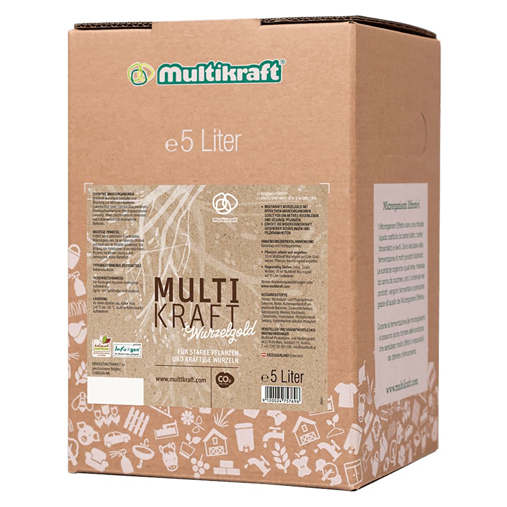 5 Liter Wurzelgold, für starke Pflanzen und kräftige Wurzeln, aus Effektiven Mikroorganismen