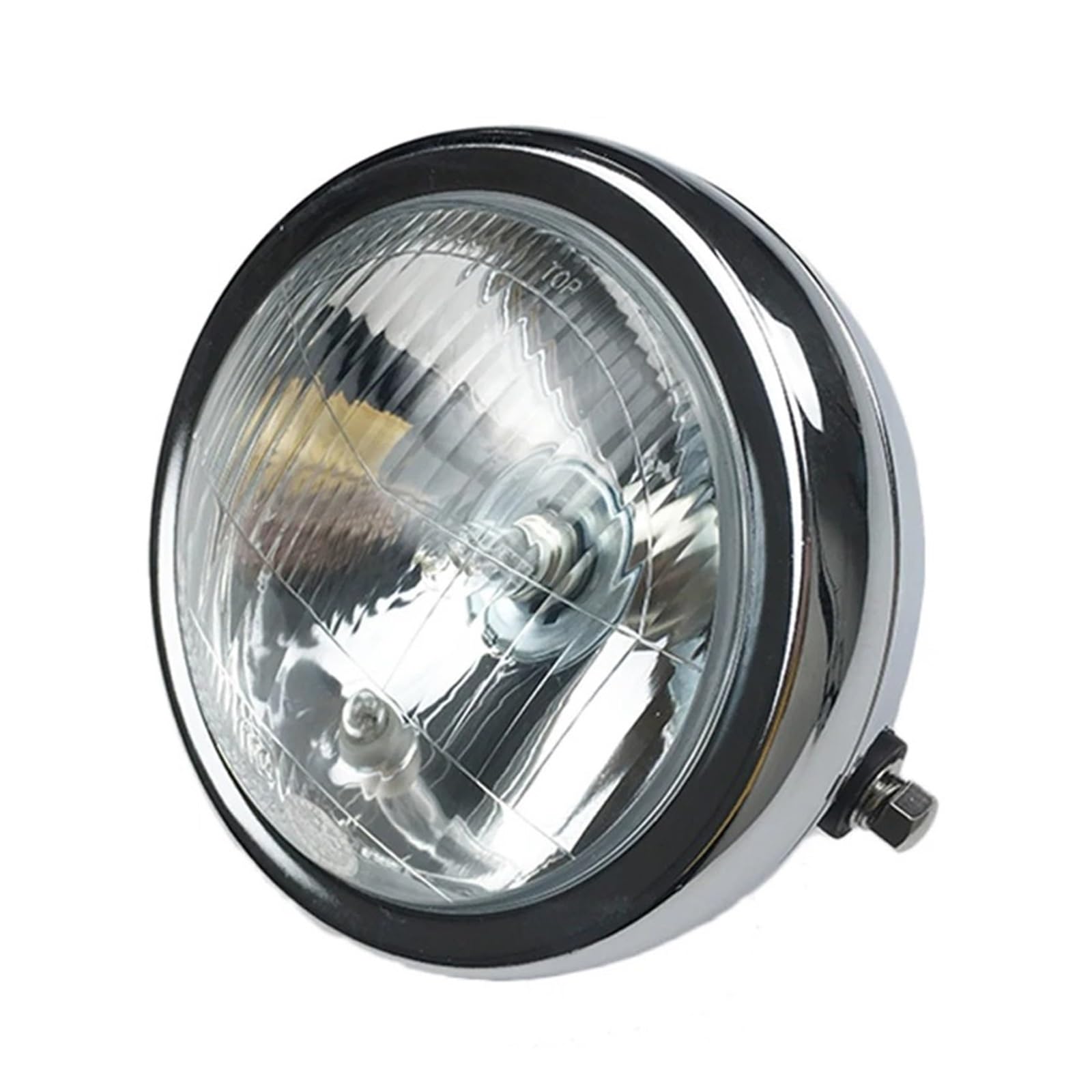 Pour Haojue Pour HJ125-8 Phare De Moto Universel Modifié Lampe Avant En Métal Phare Universel Moto