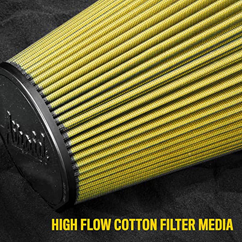 Image of AIRAID Cold Air Intake System by K&N: Increased Horsepower, Cotton Oil Filter: Compatible with 1996-2005 CHEVROLET /GMC /ISUZU /OLDSMOBILE (Blazer, S10 Pickup, Jimmy, Sonoma, Hombre, Bravada) AIR-200-108