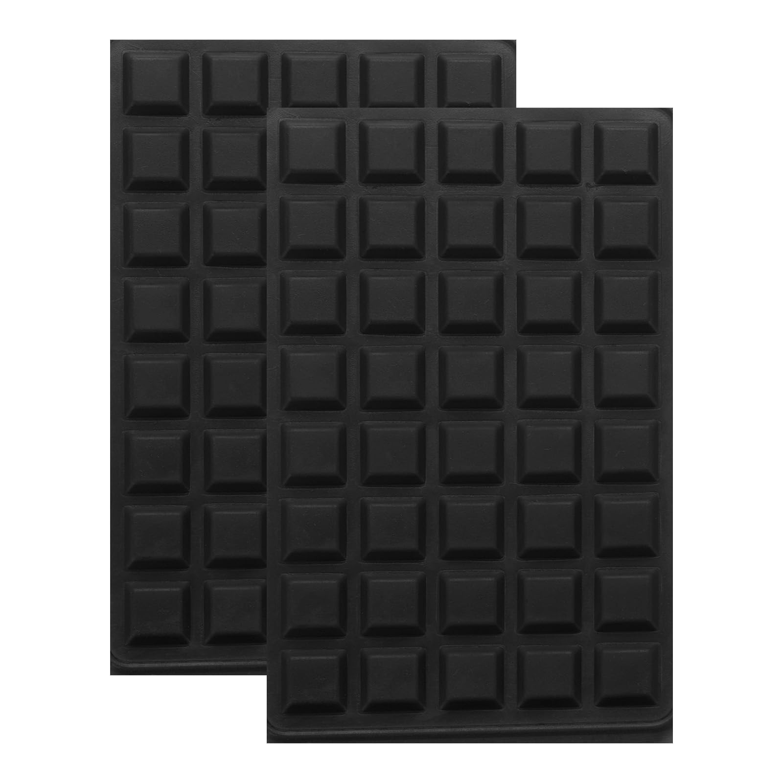 Almohadillas de goma para parachoques de puerta de armario y topes adhesivos negros