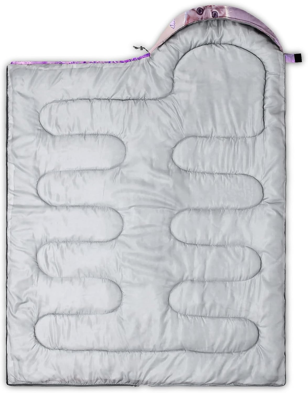 HOSIMA Dear Hunting Pattern Cold Weather Sleeping Bags for Kids Adults,Black Light Weight Waterproof Sleeping Bags for Outdoors Hiking.