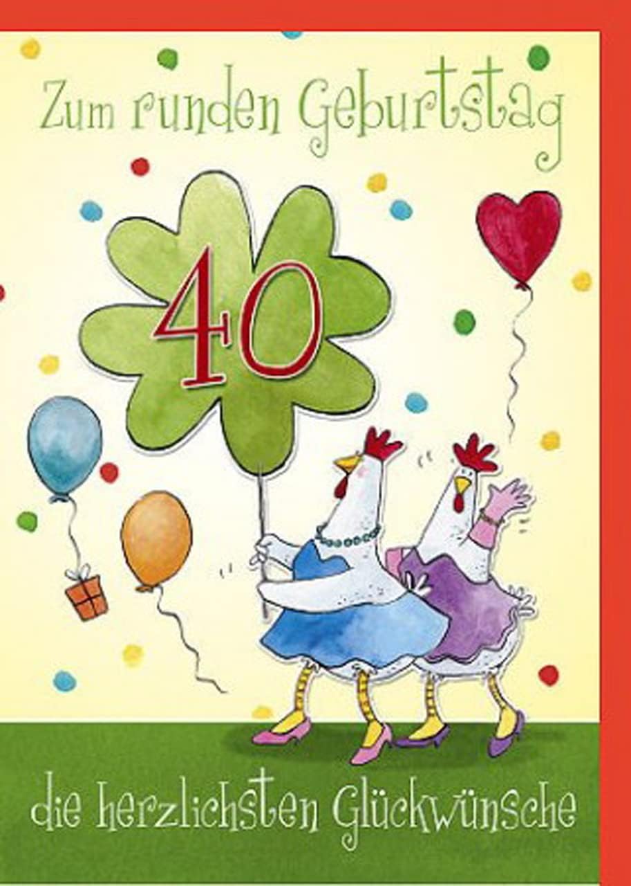 Witzige A4 Maxi Geburtstagskarte Von der gesamten Herde Amazon.de
