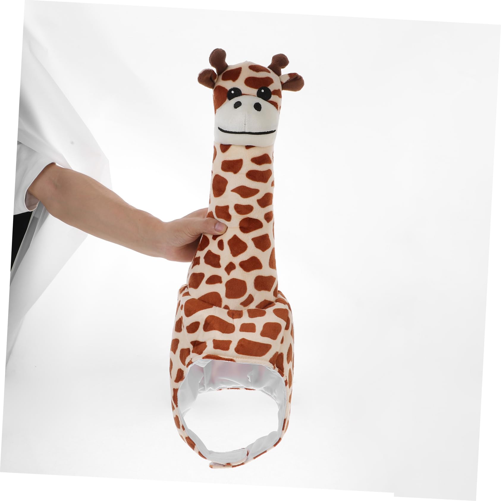 TOYANDONA Cappello Giraffa in Peluche Cotone Pp, Comodo da Indossare, Cappello Divertente a Forma di Giraffa per Feste e Spettacoli Fotografici