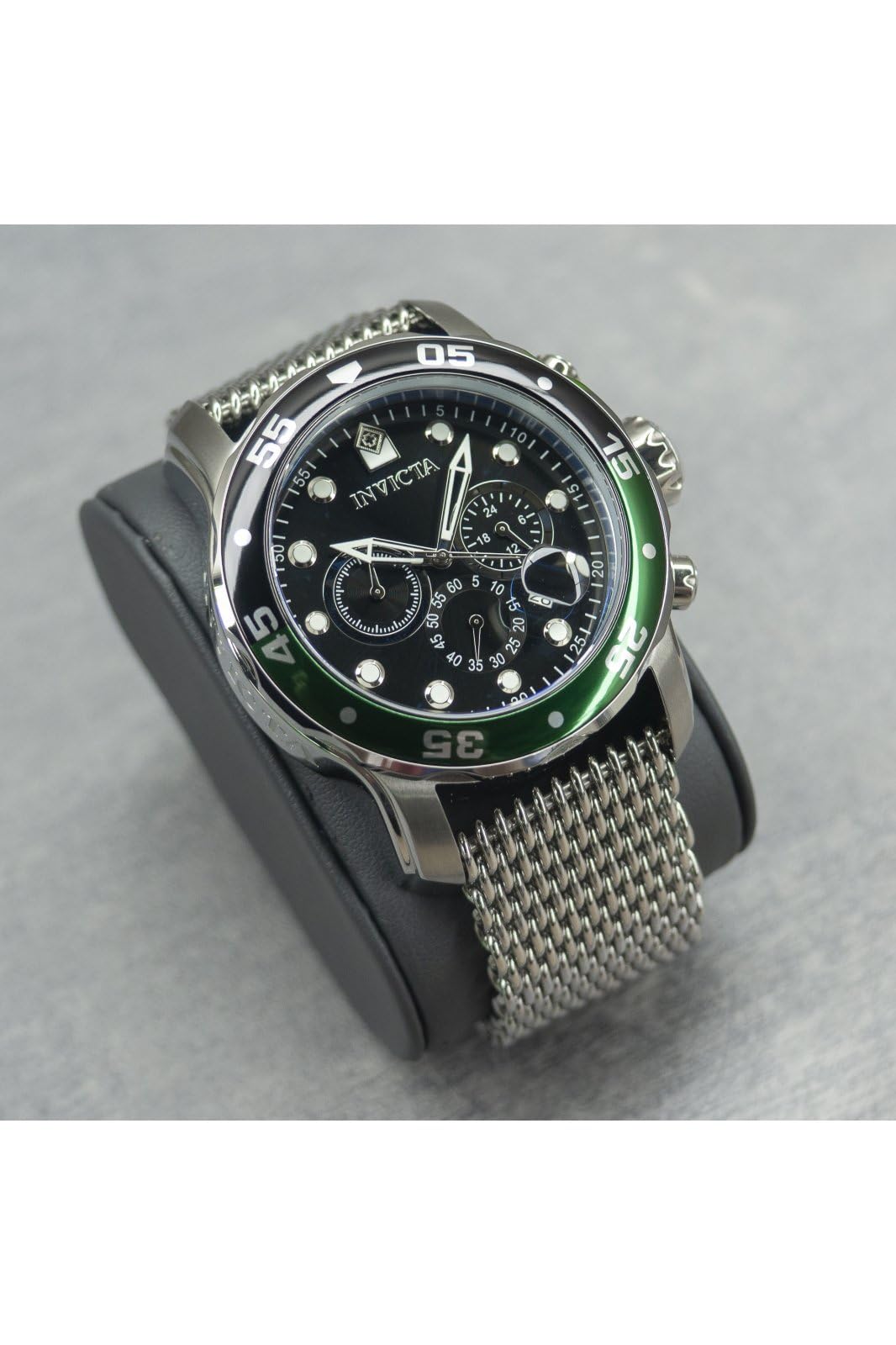 Invicta Men's 47631 Pro Diver Automatic Chronograph Black Dial Watch