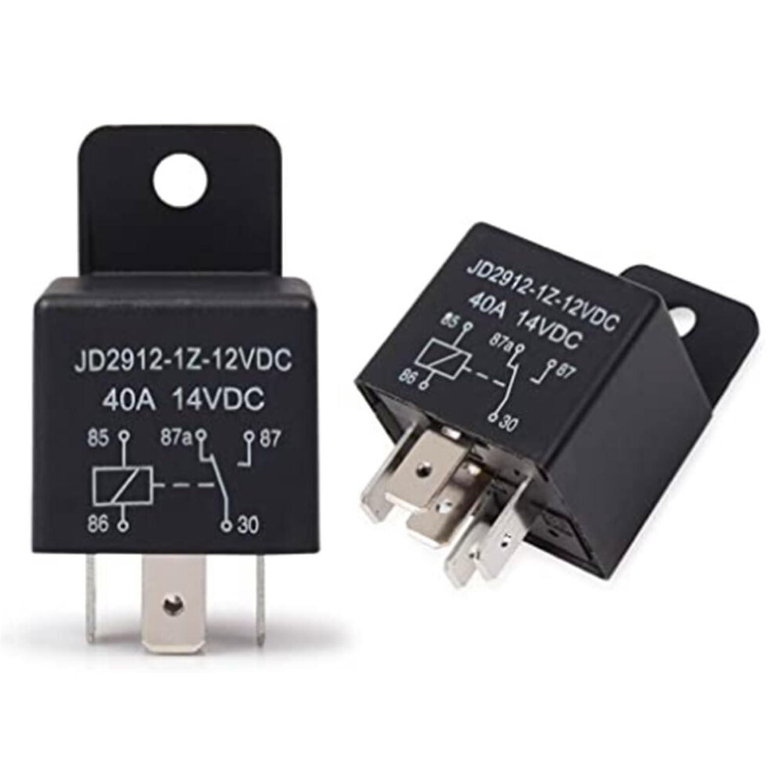 QEFHSVVZE 4Pin 5Pin 40A 12V Car Relay Automotive Relays Normally Open DC 12V 24V 28V(4pin 24-28V 40A)