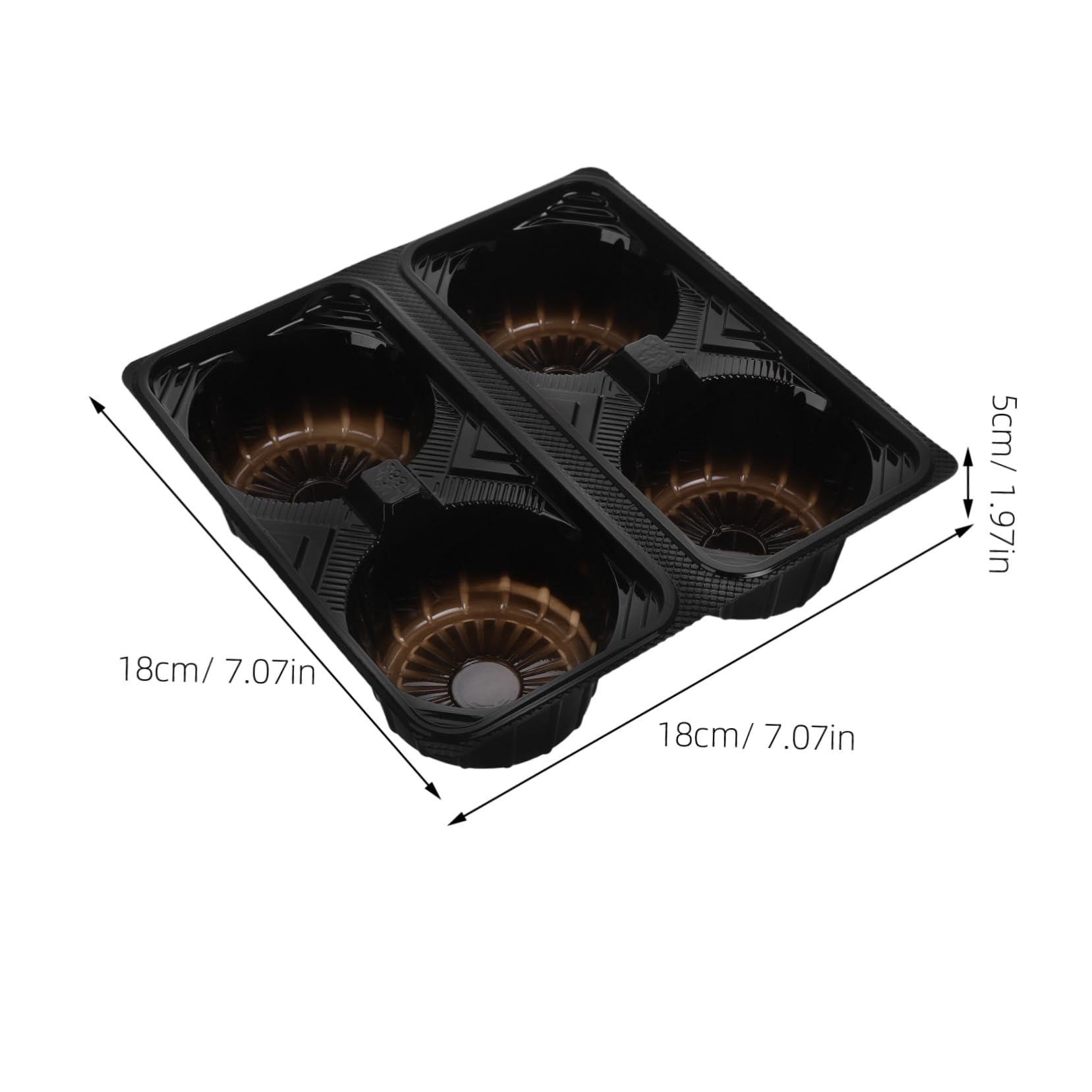 CIYODO 50Pcs Coffee Cup Carrier Tray Multi Functional Drink Holder for Takeout Coffee and Milk Tea Sturdy Design with Slots for Easy Transport