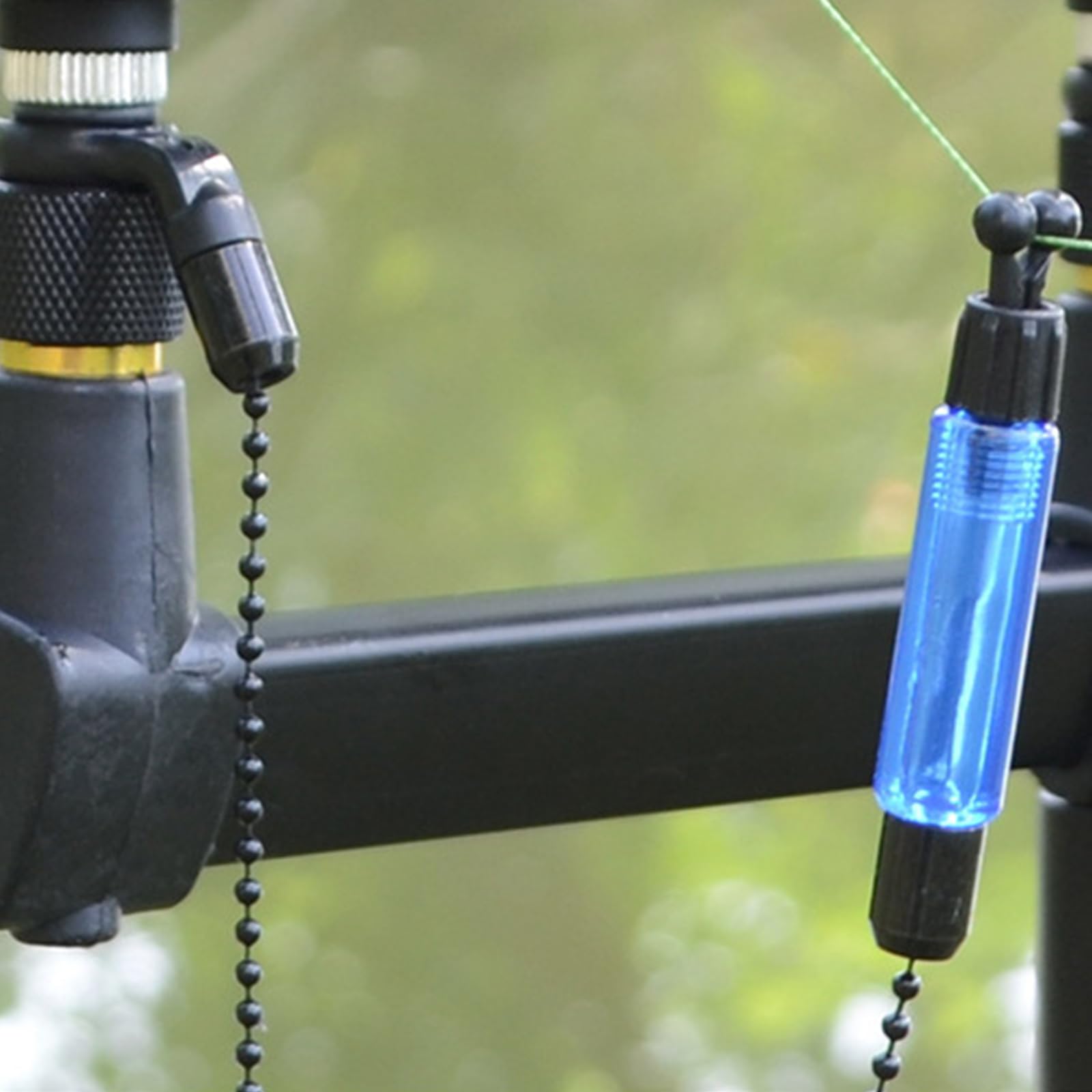 NIYATA 4 PCS Chain Indicateur Morsure de pour Carpe D'Activité, Ecureuil Carpe, Balanciers pour La Pêche à La Carpe, Swinger Peche Carpe, pour La Pêche Nocturne de La Carpe