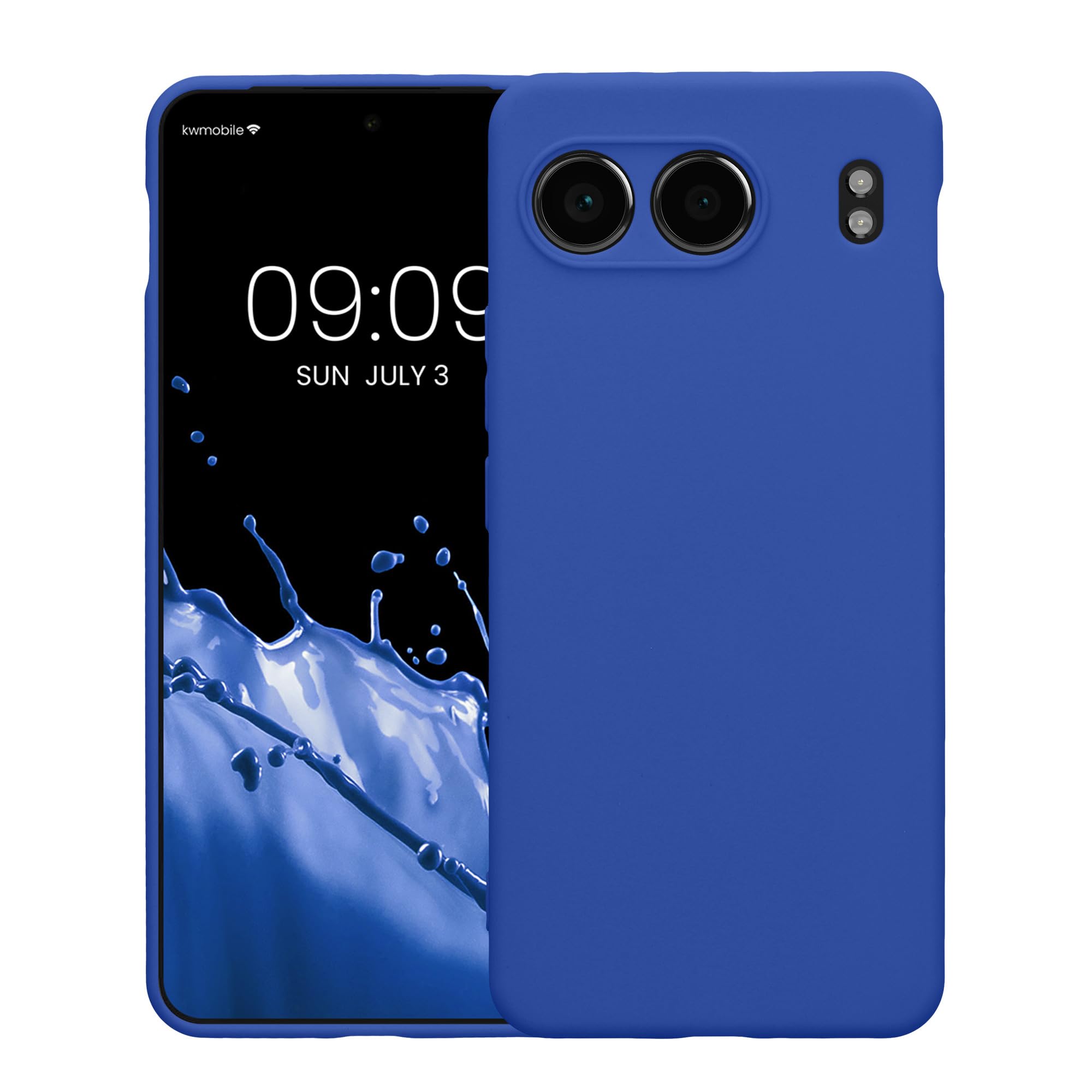 kwmobile Custodia Compatibile con OnePlus Nord 4 5G Cover - Back Case per Smartphone in Silicone TPU - Protezione Gommata - rosso fulvo