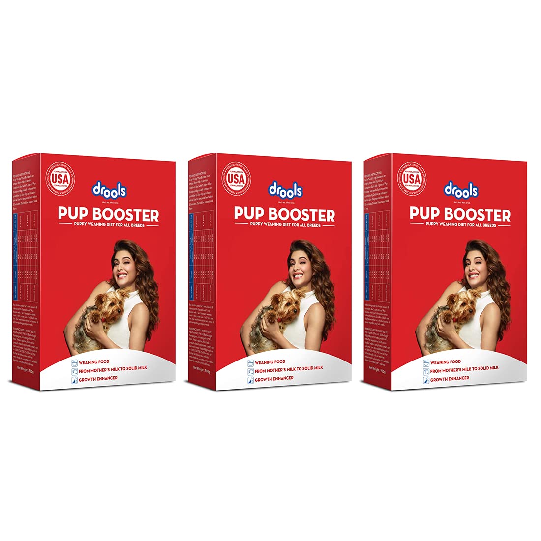 Drools Pup Booster Puppy Weaning Diet for All Breeds 900 Gram (Pack of 3) (B098XK2N9H) Amazon Price History, Amazon Price Tracker