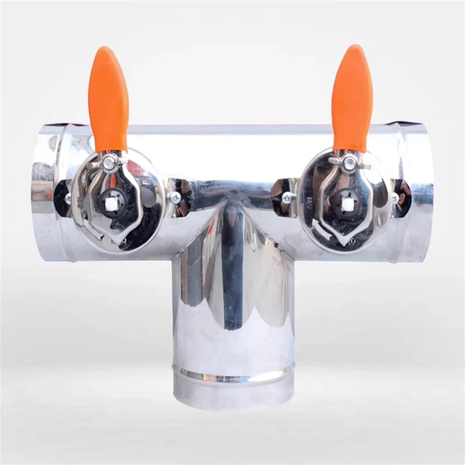 Xncdbvypa One Color 3 Way Stainless Steel Air Regulation Damper For Ventilation Tube Air Duct Valve Od51mm-150Mm(125Mm)
