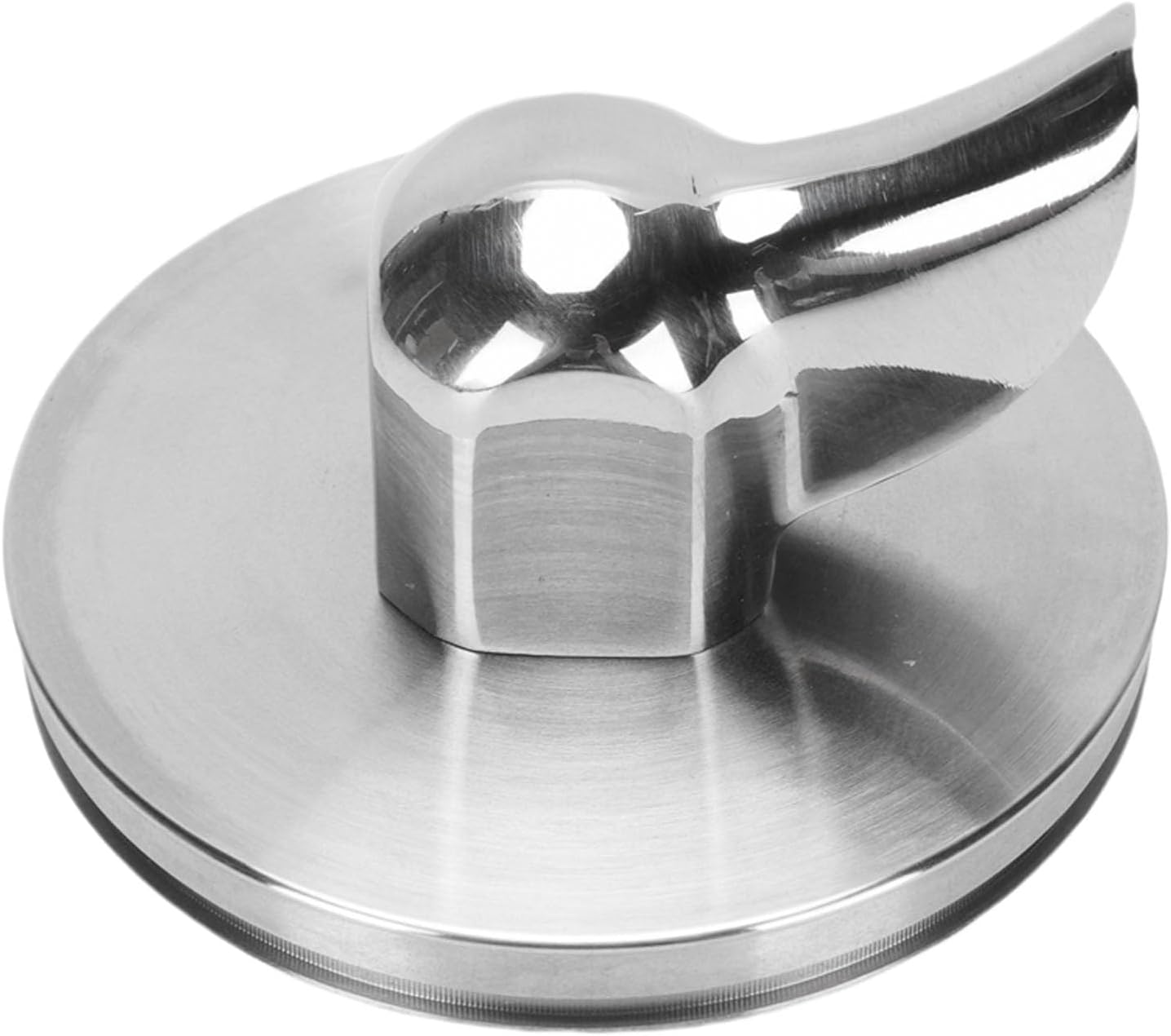 Portafilter Spout, 54mm Single and Double Bottomless to Spouted Coffee Machine Spout with 6 Sealing O Rings, 304 Stainless Steel Spout for Bottomless Portafilters, Espresso (Single Spout)