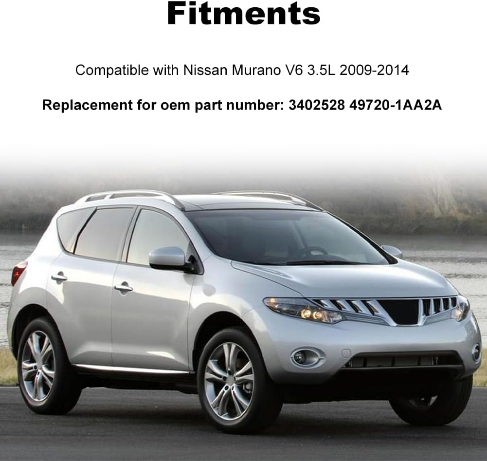 Power Steering Pressure Hose Compatible with Nissan Murano V6 3.5L 2009 2010 2011 2012 2013 2014, Replacement for 3402528, 49720-1AA2A