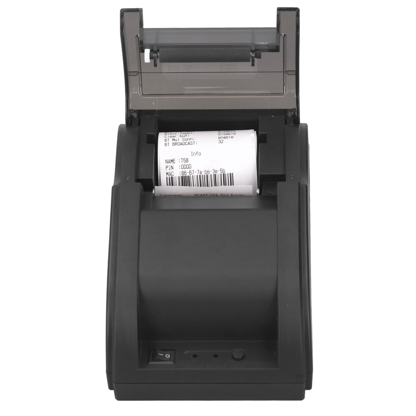 Domary Drukarka Termiczna 203 Dpi z USB do Etykiet Paragonowych na Komputer | Rozmiar Paragonu, Szybkie Drukowanie 90 Mm/s, materiał ABS, Wsporniki i kompatybilność z ESC POS