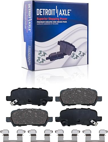 Miniatura 4 de Detroit Axle - Pastillas de freno para Pontiac Grand Prix 2005-2008, Buick LaCrosse Allure 2005-2009, pastillas de freno de cerámica con repuesto
