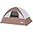 Camping Tent 2 Person, Waterproof Windproof Tent with Rainfly Easy to Set up Portable Dome Tents for Camping