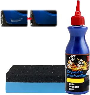 Sumcalio Ultimate Paint Restorer,Car Scratch Remover for Deep Scratches,Ultimate Scratch and Swirl Remover,Maintenance Wax Care Grinding Polishing Liquid with Sponge (1pcs)