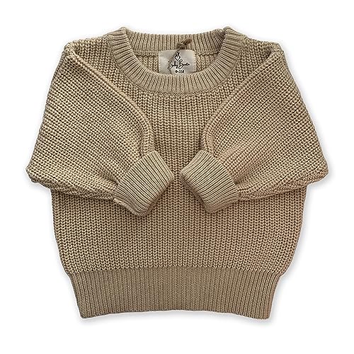 Strick Pullover aus 100% Baumwolle, Babypulli für Baby Mädchen und Baby...