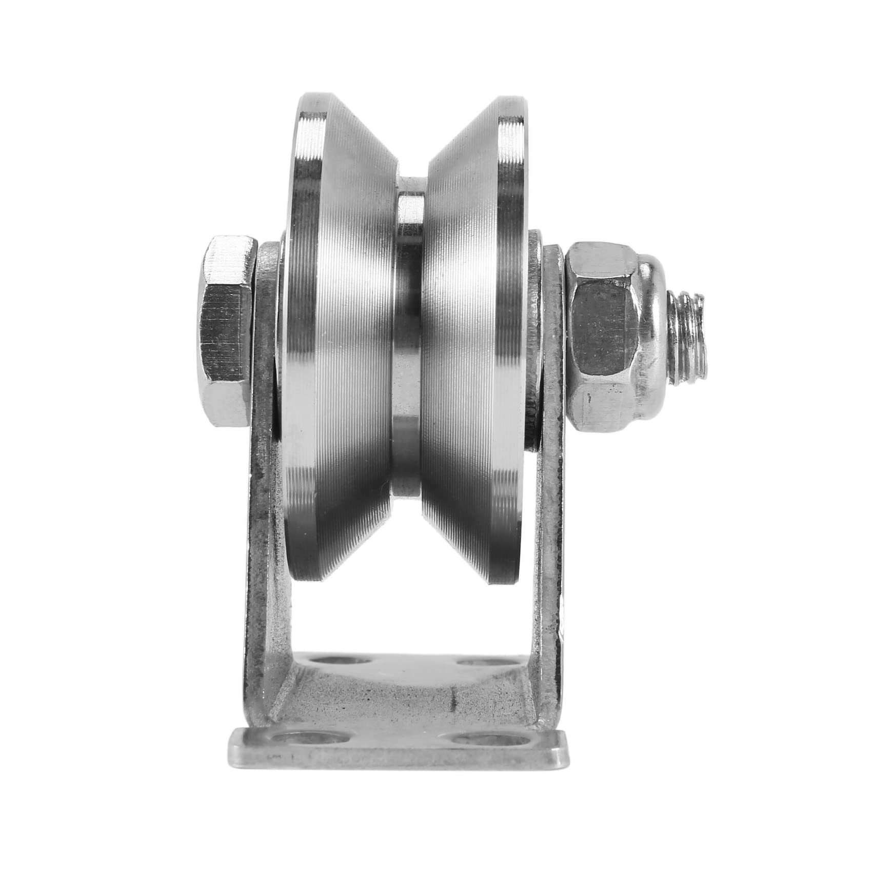 Herold 4 Paquet V-Type En Acier Inoxydable Poulie Roulements Muets Rainure Coulissante Rouleau Piste Roue