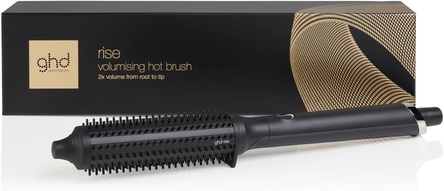 Rise Volumising Hot Brush - 32 mm Barrel for Full-Length Body & Volume, Black