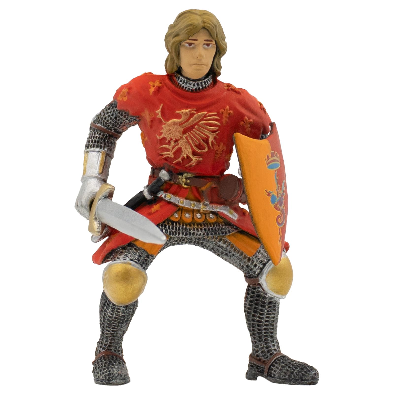 80786 Figure Figurine World-Prince with Sword in red