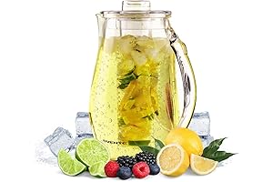 OVENTE Fruit Infused Water Pitcher: Elevate Your Hydration with Fruit-Infused Refreshment