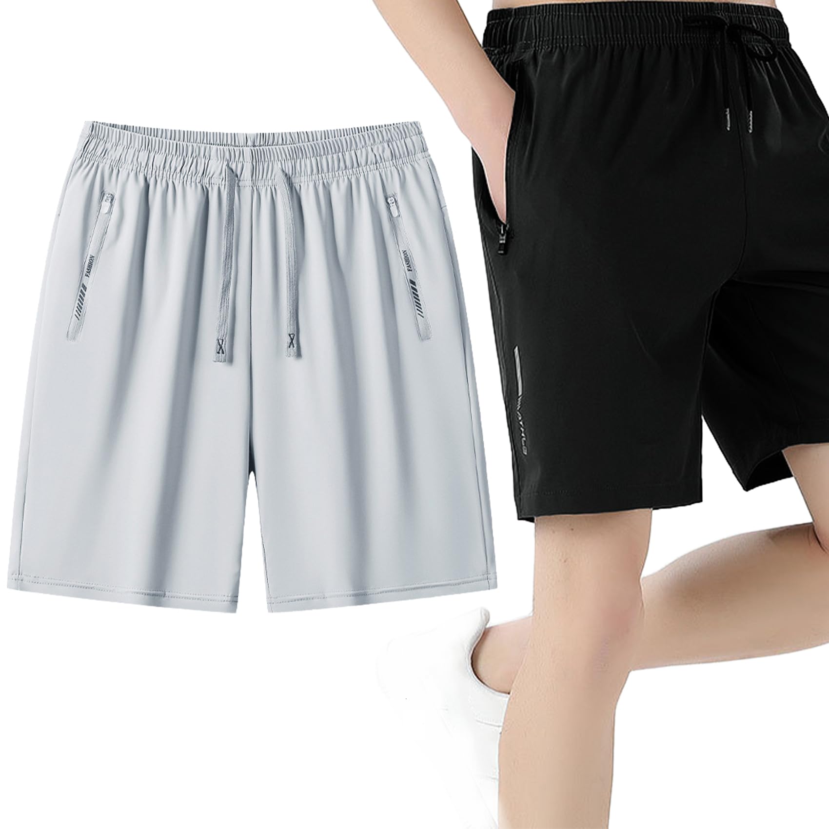 2027 New Ice Silk Cooling Shorts for Women, Women's Ice Silk Quick Drying Stretch Short for Over 50