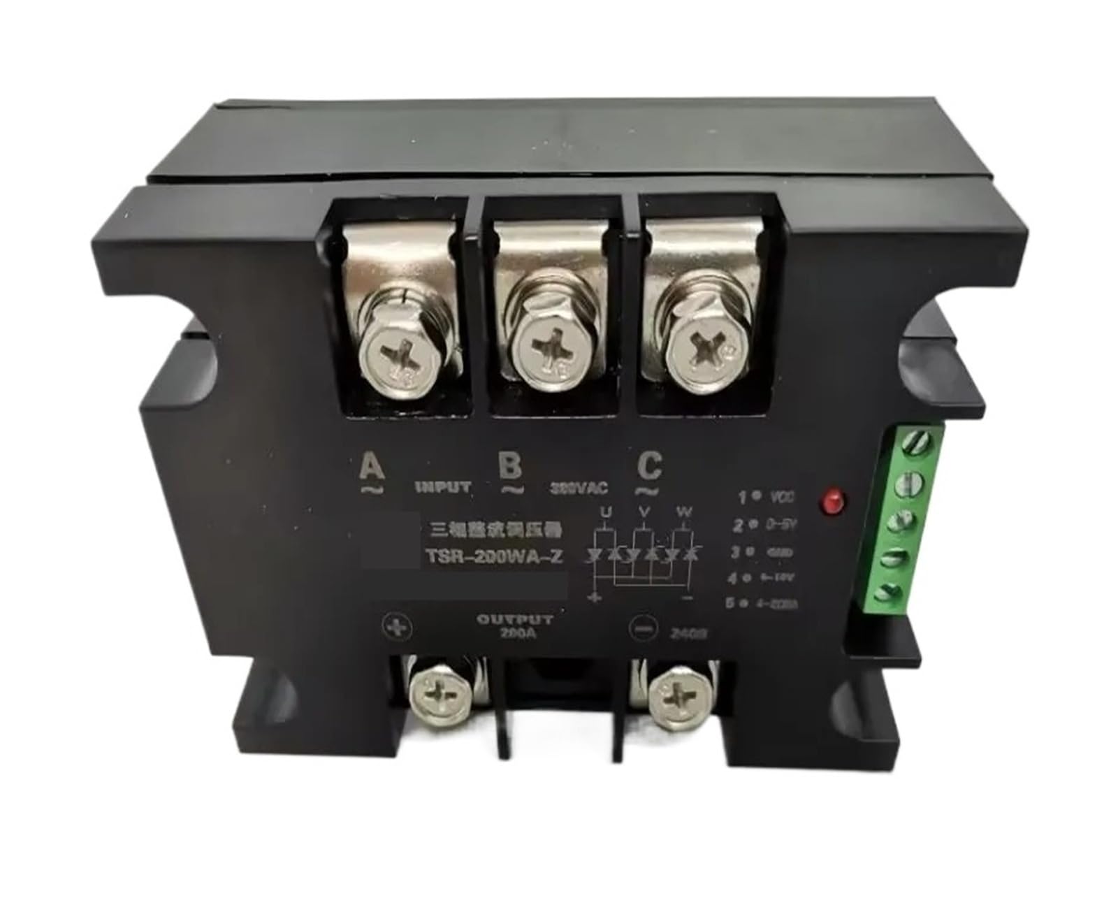 Arrancador suave TSR trifásico para eliminar picos de corriente con puente controlado