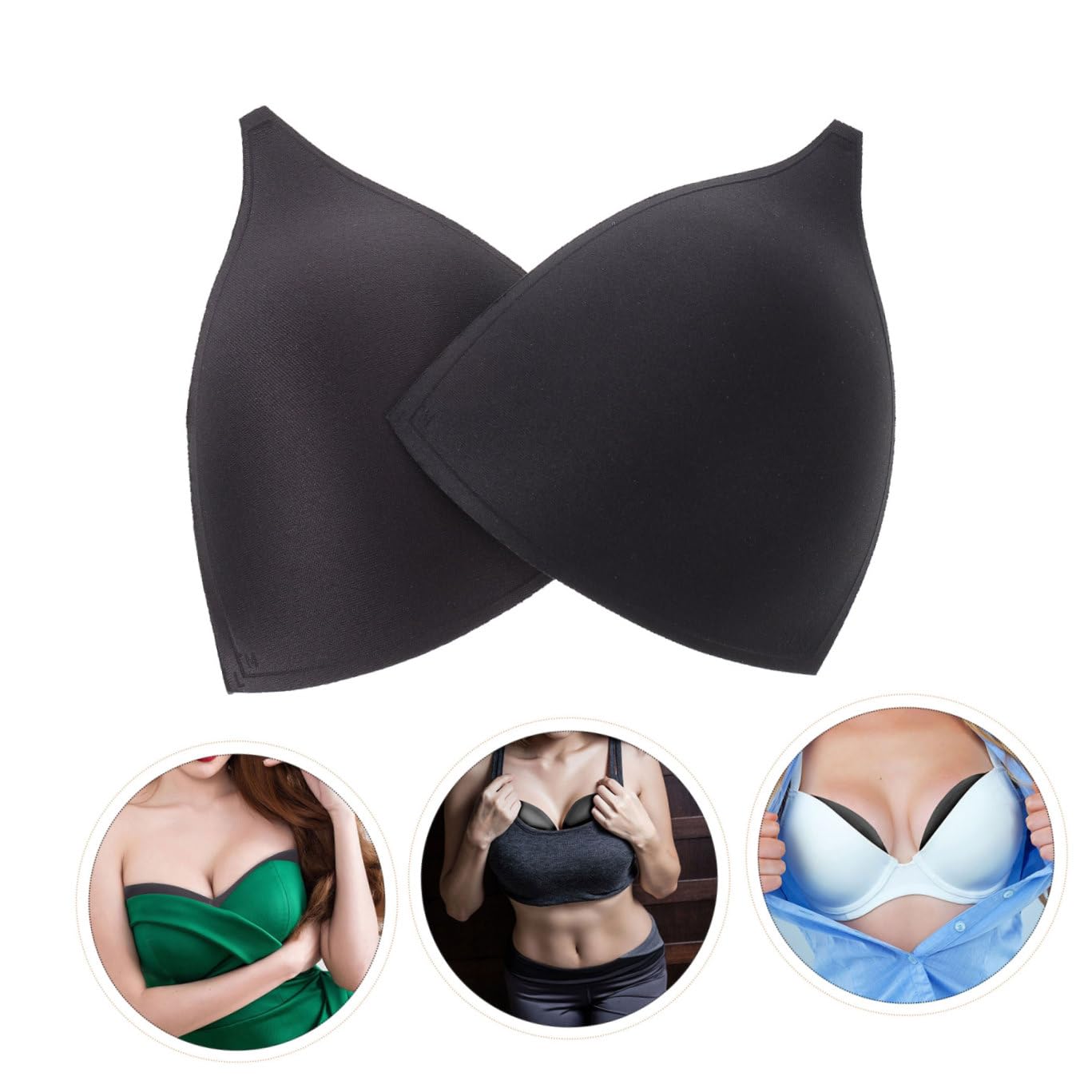 Beaupretty Ropa Interior Almohadillas Para El Pecho De Sujetador Copas Insertos De Almohadilla Para Sujetadores Deportivos Relleno Para Sujetadores Insertos De Copa Para