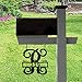 PK Décor Personalized Garden Flag for Outside - Decorative Welcome Last Name Personalized Metal ACM Yard Sign - 14 inch - Customized All Seasons Family Established Garden Flag Stand Option